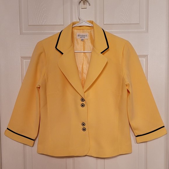 Studio I Yellow and Black Blaze Size 10P - Picture 1 of 10